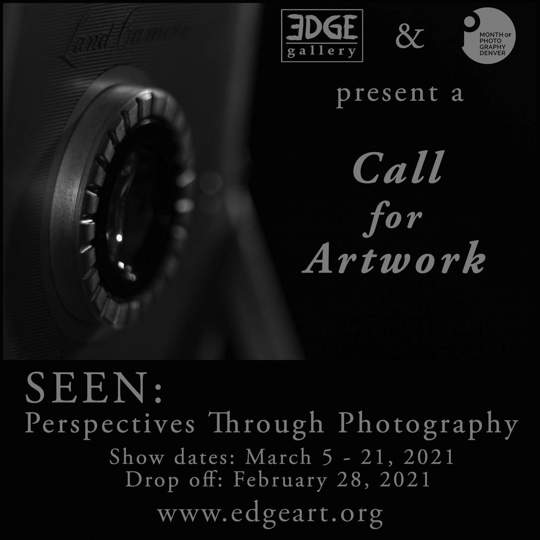 Month of Photography 2021 Open Call for Photography EDGE